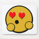 Love Smiley Mousepad by Cravemoor Love Smiley Mousepad