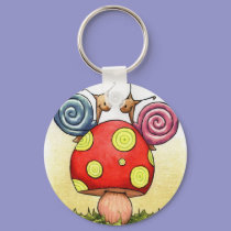 love snails keychain