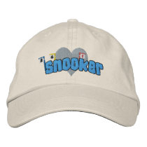 Love Snooker Embroidered Hat embroidered hats by MenagerieMayhem Love Snooker Embroidered Hat embroidered hats