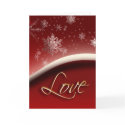 Love Snowflake Card card