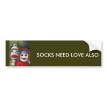 Love Socks Bumper Stickers