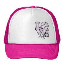 Love Softball Mesh Hats