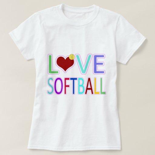 softball heart shirt