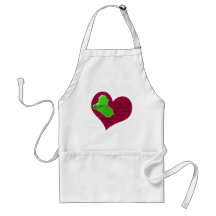 LOVE SOLDIER IRAQ VAL DAY APRONS