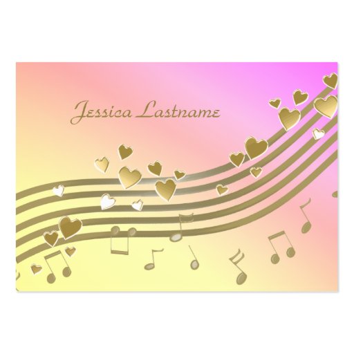Love Song Seating Card Business Card (front side)