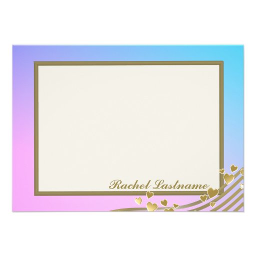 Love Songs Bat Mitzvah Flat Note Card