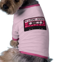 Love Songs Tape Pet Tee Shirt