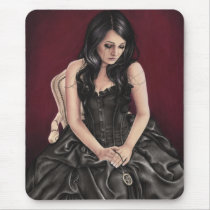Love Spell Victorian Witch Mousepad mousepads