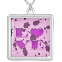 Love Splat Necklace