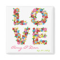 LOVE Spring Flowers Announcement / Save-the-Date magnets by fat_fa_tin LOVE Spring Flowers Announcement / Save-the-Date magnets