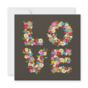 LOVE Spring Flowers Save The Date Announcement invitations by fat_fa_tin LOVE Spring Flowers Save The Date Announcement invitations