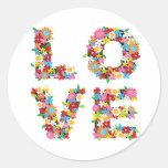 LOVE Spring Flowers Sticker stickers