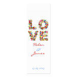 LOVE Spring Flowers Thank You / Gift Tag / Favors/ LOVE Spring Flowers Thank You / Gift Tag / Favors/