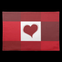 Love squares Placemat placemats