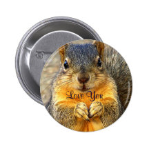 Love Squirrel_ Buttons