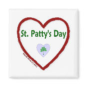 Love St. Patty's Day Fridge Magnet