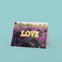 LOVE - St. Valentine's Day Card