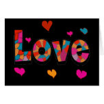 "LOVE" Stained Glass Look Gifts Card