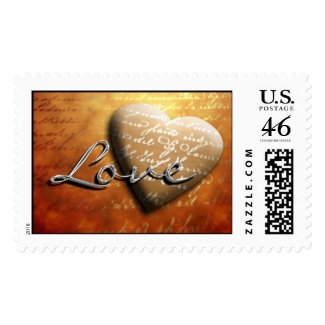 Love Stamp Heart Wedding stamp