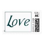 love stamp - teal