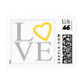 Love Stamps Gray And Yellow Wedding Postage Love Stamps Gray And Yellow Wedding Postage
