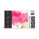 Love Stamps - Pink Tulip Postage