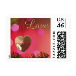 Christmas heart ornament love stamps