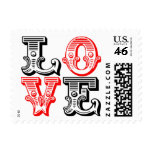Love Stamps Wedding Invitations | Valentine's Day