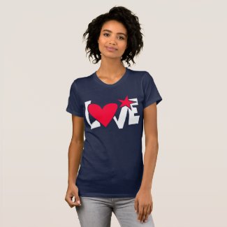 Love star t shirts