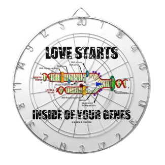 Love Starts Inside Of Your Genes (DNA Replication) Dartboard