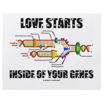 Love Starts Inside Of Your Genes (DNA Replication) flyers by wordsunwords Love Starts Inside Of Your Genes (DNA Replication) flyers