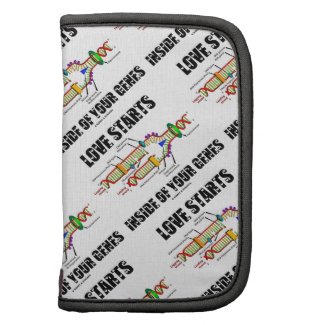 Love Starts Inside Of Your Genes (DNA Replication) Folio Planners