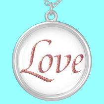 "Love" Sterling Silver Necklace by Artists4God "Love" Sterling Silver Necklace