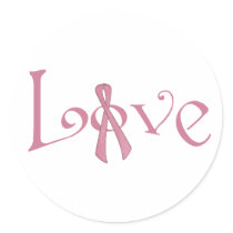 Love Round Sticker