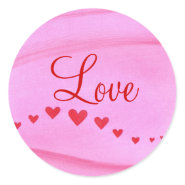 Love sticker with hearts background sticker