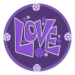Love Stickers-Purple sticker