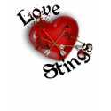Love Stings Womens T-Shirt shirt