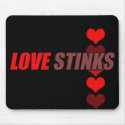 Love Stinks Anti Valentine's Day mousepads