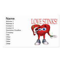 Love Stinks Business Card