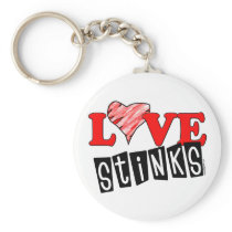 Love Stinks Gifts Keychains