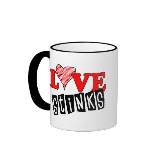 Love Stinks Gifts mug