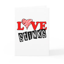 Love Stinks Greeting Cards