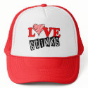 Love Stinks Hats for Valentine's Day hat