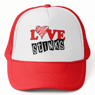 Love Stinks Hats for Valentine's Day hat