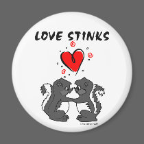 Love Stinks magnets by ironydesign Love Stinks magnets