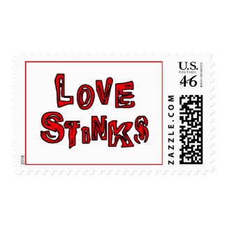 Love Stinks Stamps stamp