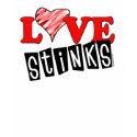 Love Stinks T-shirt Ladies Long Sleeve by antivalentinesday Love Stinks T-shirt Ladies Long Sleeve