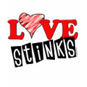 Love Stinks T-shirts for Valentine's Day by antivalentinesday Love Stinks T-shirts for Valentine's Day
