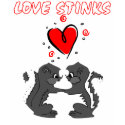 Love Stinks t-shirts by ironydesign Love Stinks t-shirts