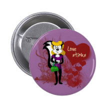 Love Stinks Valentine Button